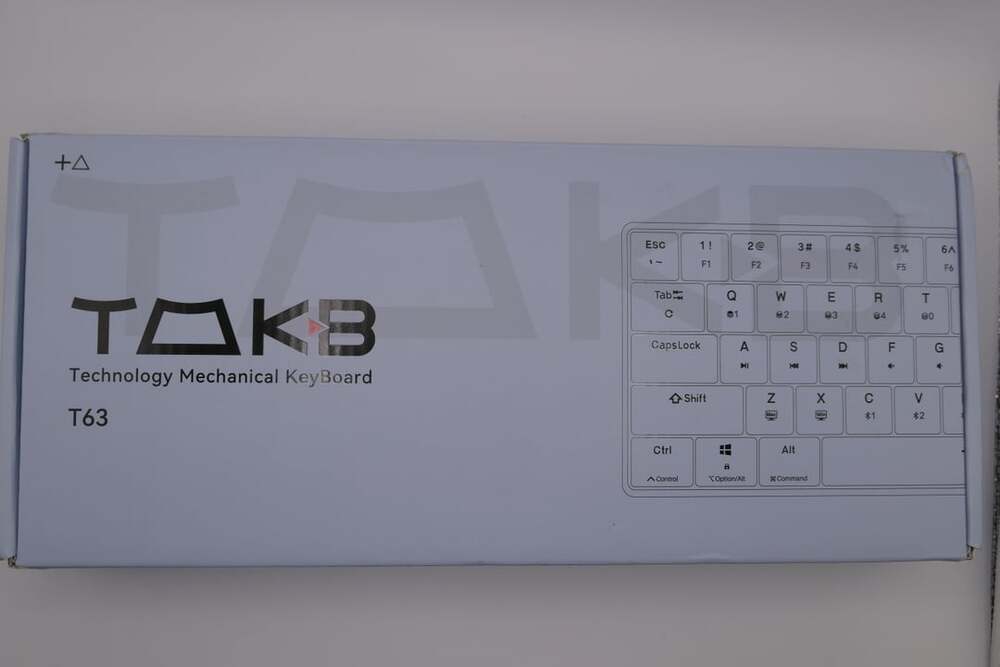 Kemove TGKB 60% Mechanical Keyboard - 61 Keys, White, Wired/2.4G Wireless